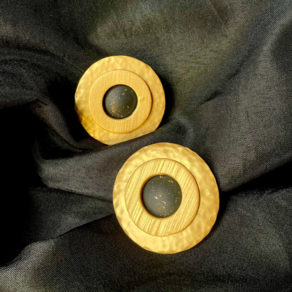 "Shielded" Stud Earrings