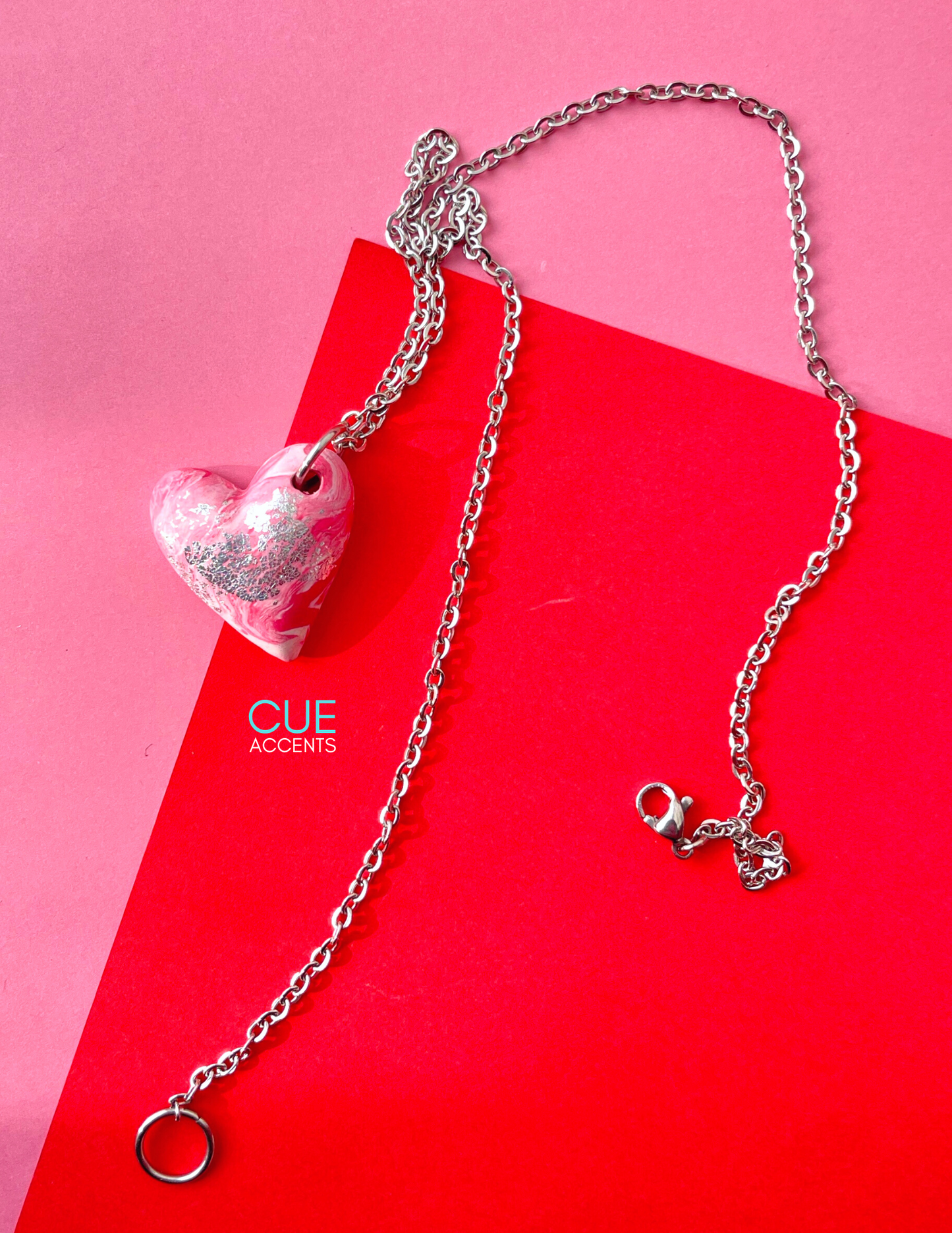 "Sweetheart" Polymer Clay CHARM NECKLACE #WithLove